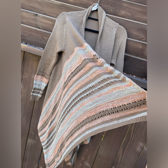 Sun And Shadow Woman's M Knit Shawl Sweater Cardigan - Picture 5 of 6